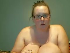 countrybabee9109 - BBW girl sucking dick on webcam