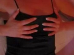 German Pierced Pussy In Red Panties Playing With Dildo And Fingers Clit