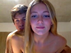 Busty amateur blonde gf hardcore sex with her bf