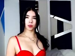 Amateur striptease and Solo masturbation