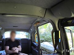 Hot tourist fucks in London fake taxi