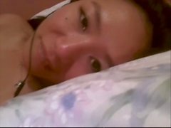 chinese selfish exgf rub hairy pussy on webcam