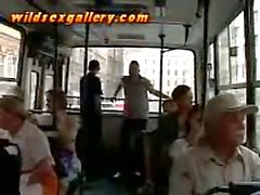 Young Girl Has Sex In Public Bus