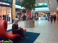 MALLCUTIES Nice blonde czech girl with big tits