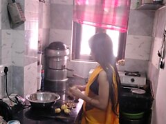 Hot Desi Bhabhi Kitchen Sex With Husband