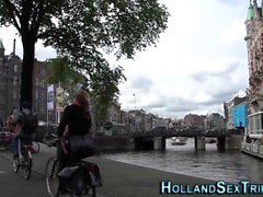 Dutch hooker gets spunk