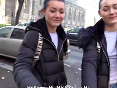 CzechStreets Naive Twins#threesome #bigass #hardcore