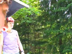 German housewife amateur outdoor threesome FFM