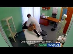 FakeHospital Little teen model lets the doctor touch her