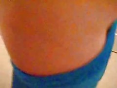 amateur Lateshay shaking my 38 F natural tits in your face