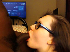 Interracial webcam she takes big black cock