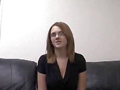 Thi babe loves ass finger and fuck in casting
