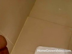 Hairy Asian amateur cutie gets fucked in a hotel