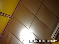 Stunning Latina sucks tourists huge dick in this amateur POV scene