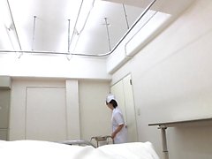 Sexy Asian nurse lets this pussy-hungry patient drill her p