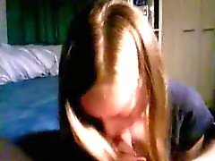 extremly Cute Girlfriend suck and swallow