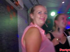 Euro amateur party bitches suck stripper
