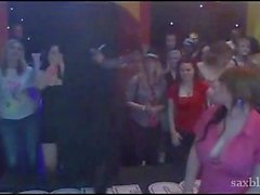 Party sluts enjoy stripper cock