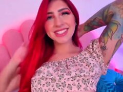 Red Hair Chick Having A Nice Webcam Show