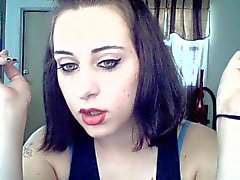 Sexy Hot Findom Princess Smokes to Music