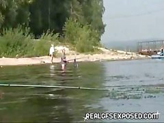 Fishing With Some Nude Russian Teens