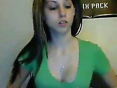 Cute Webcam Girl Fooling Around
