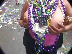 Mardi Gras where these babes wear their boob beads with pleasure