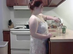 Bbw masturbating on webcam solo