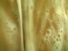 enjoying stepmom's soapy pussy and ass