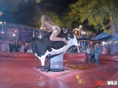 Naked Sluts Bull Riding at Flash Fest 2018 Wild and Out of Control