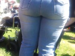 teen skin tight jeans candid ass video!!