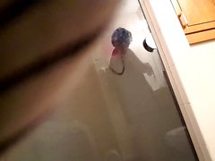 Wife getting out of shower