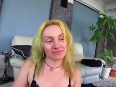 Amateur Blonde Blowjob handjob and cumshot