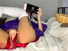 Beautiful Sonya having a horny solo toy masturbation