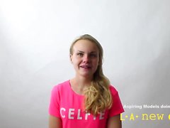 blonde fucked in the ass during casting call