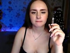 Brunette Solo Webcam Masturbation