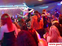 Party babes enjoy club fuck