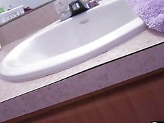 Grumpy Girlfriend Gets Fucked In The Bathroom