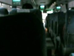 Alexis gives me a blowjob on the Greyhound Bus