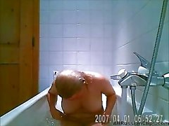 Russian Hottie Caught In Shower Spy Cam