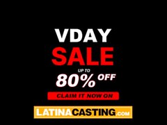 Latina Casting Curvy Colombian Amateur First Time