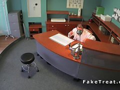 Fake doctor fucks patient at reception