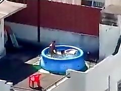 I Caught My Neighbors Fucking on the Rooftop.