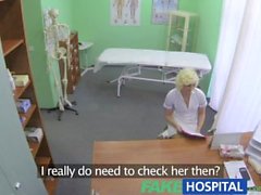 FakeHospital Naughty nurse heals patient with her tongue
