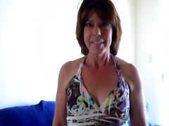 Curious petite mature wants to make her first porno