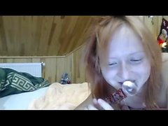 Redhead Teen With Hairy Pussy Webcam Toying