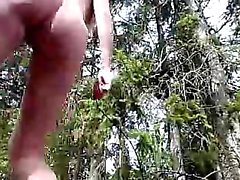 Extreme Masturbation In Forest