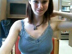 Ava Kittyn - library cam flashing