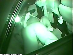 Infrared camera caughts amateur fucking
