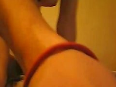 Amateur Brunette Riding Dildo & Squirt